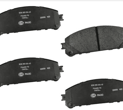04465-0E040 Bremsbelagsatz Vorderachse mit integriertem Verschleißkontakt for Lexus RX350-RX450h AL20 2015-2022 2GR-FKS
